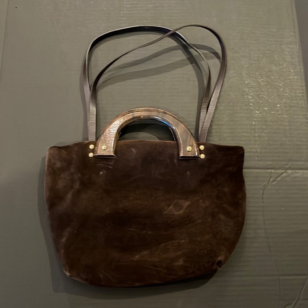 Stuart Weitzman suede purse
